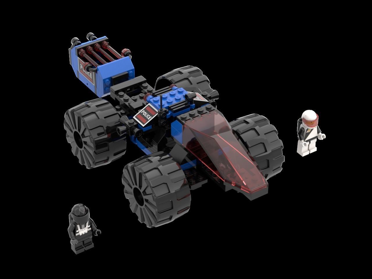 LEGO POLICE SPY-TRAK I 6895 3D print model_1