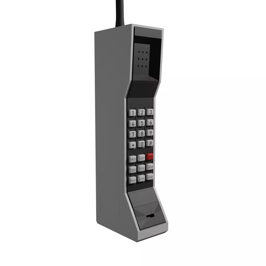 First cell phone Free 3D model_0
