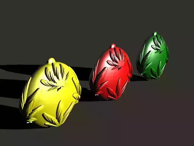 cannabis themed jewelry pendant