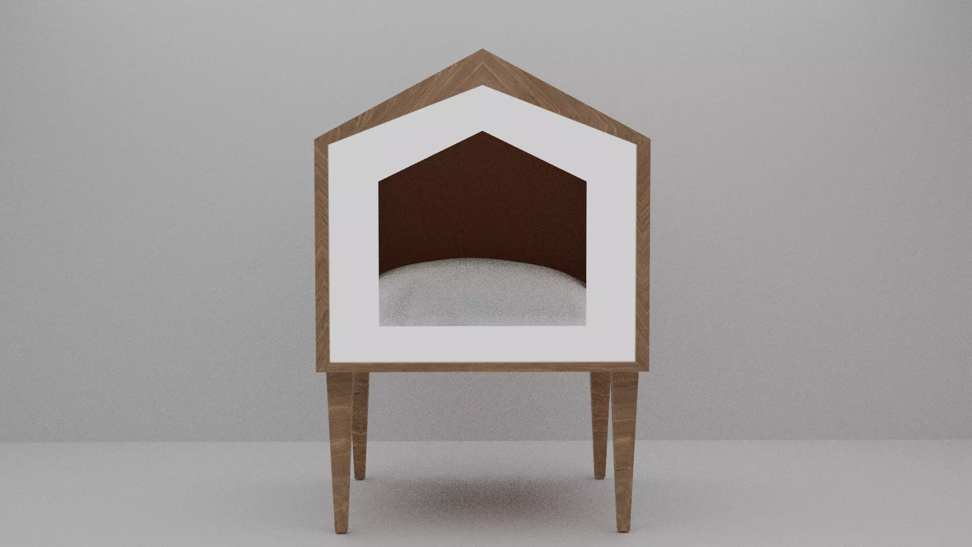 Cat house  3D model_0