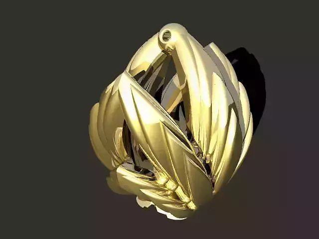 cannabis themed jewelry pendant