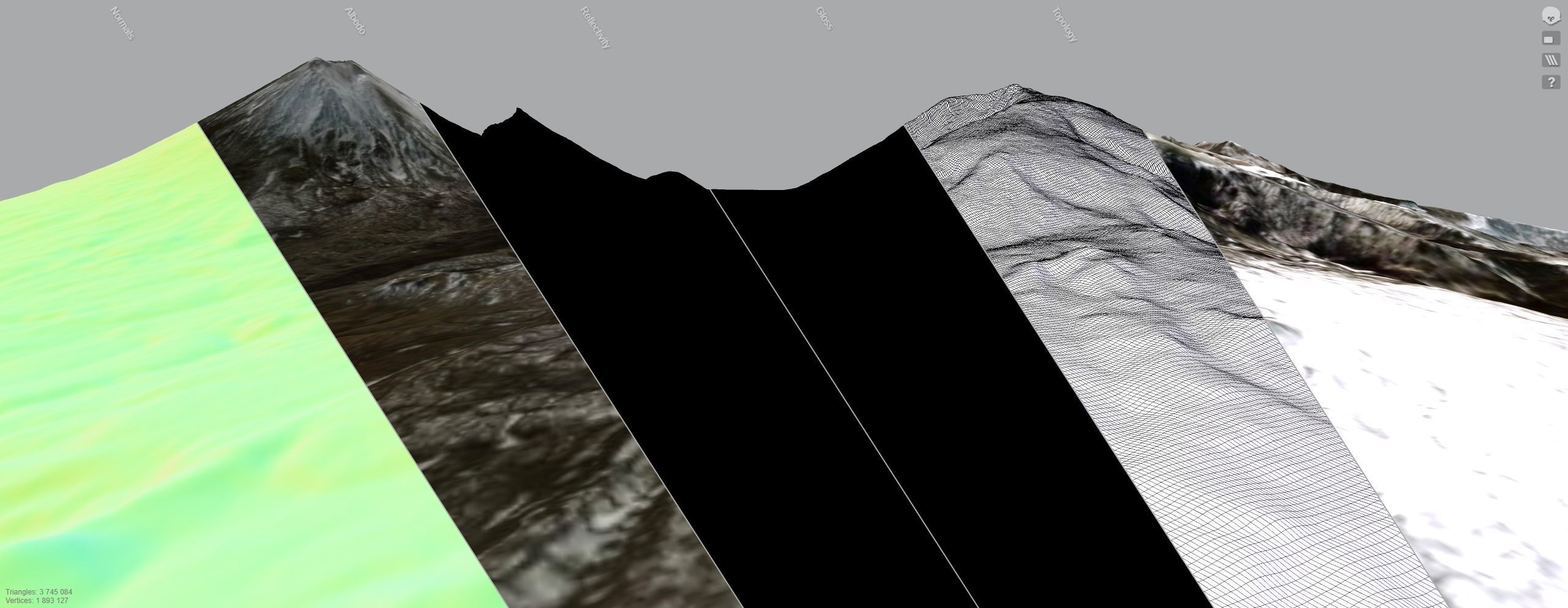 Volcano Klyuchevskaya Sopka 3D model_10