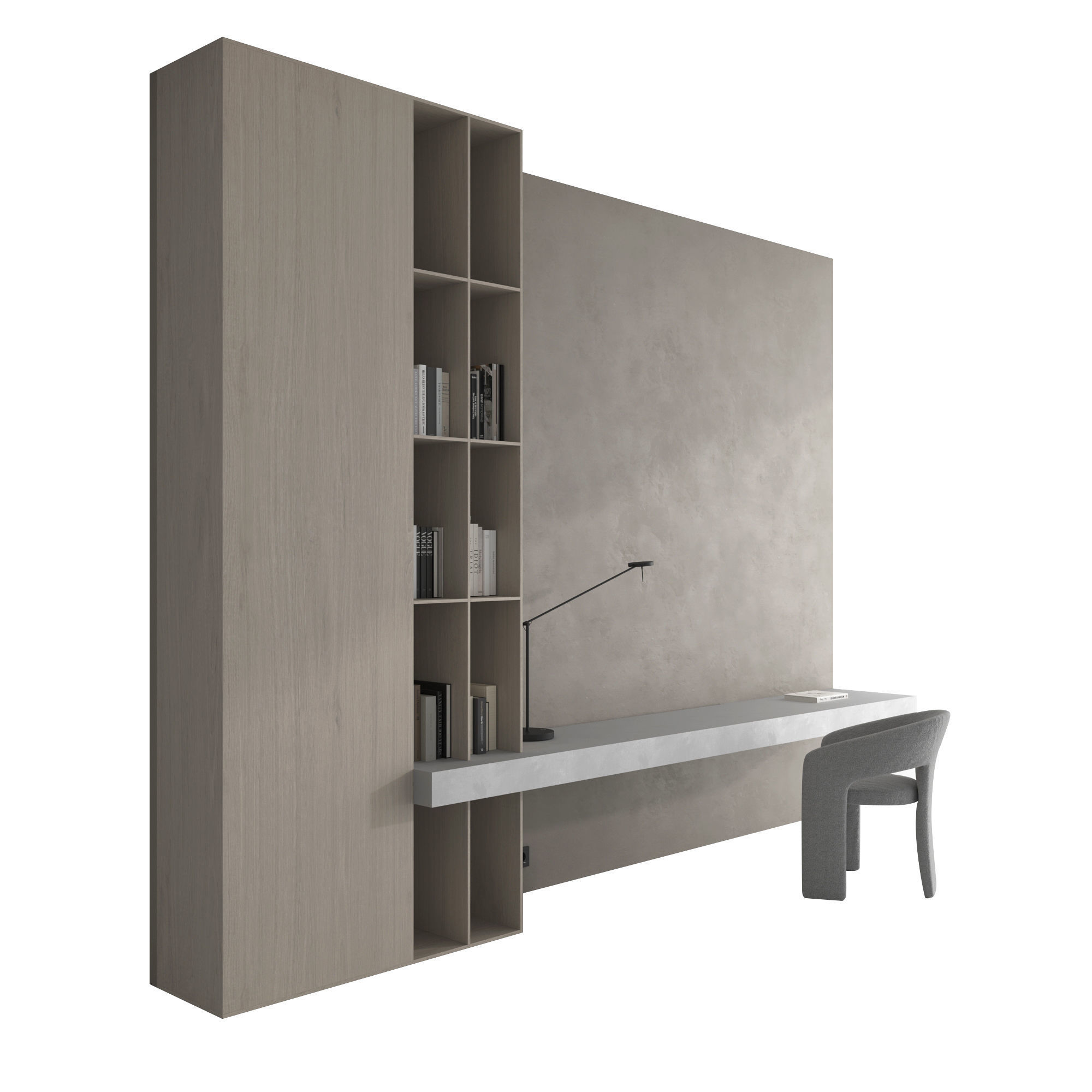 Workplace set 03 3D model_1