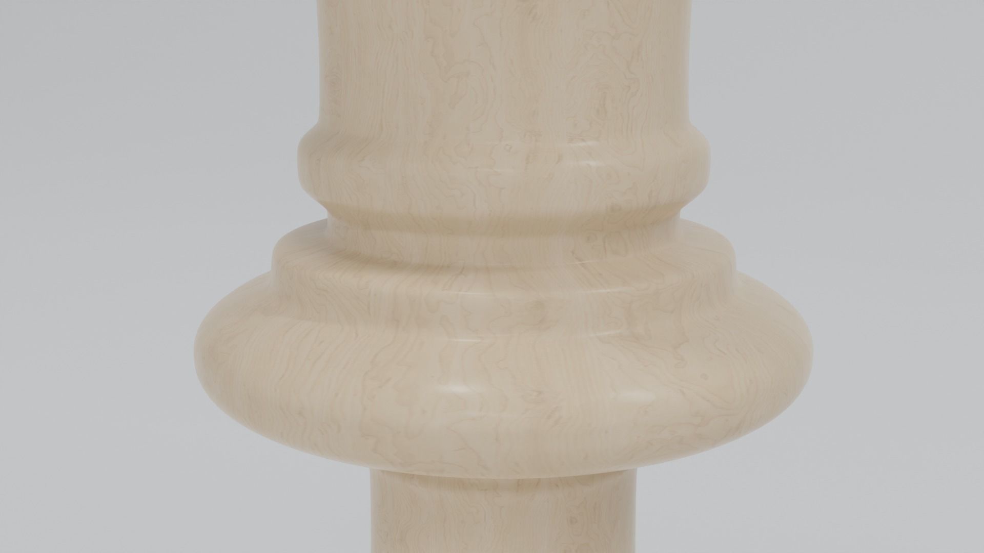 Wooden Chess Set  3D model_33