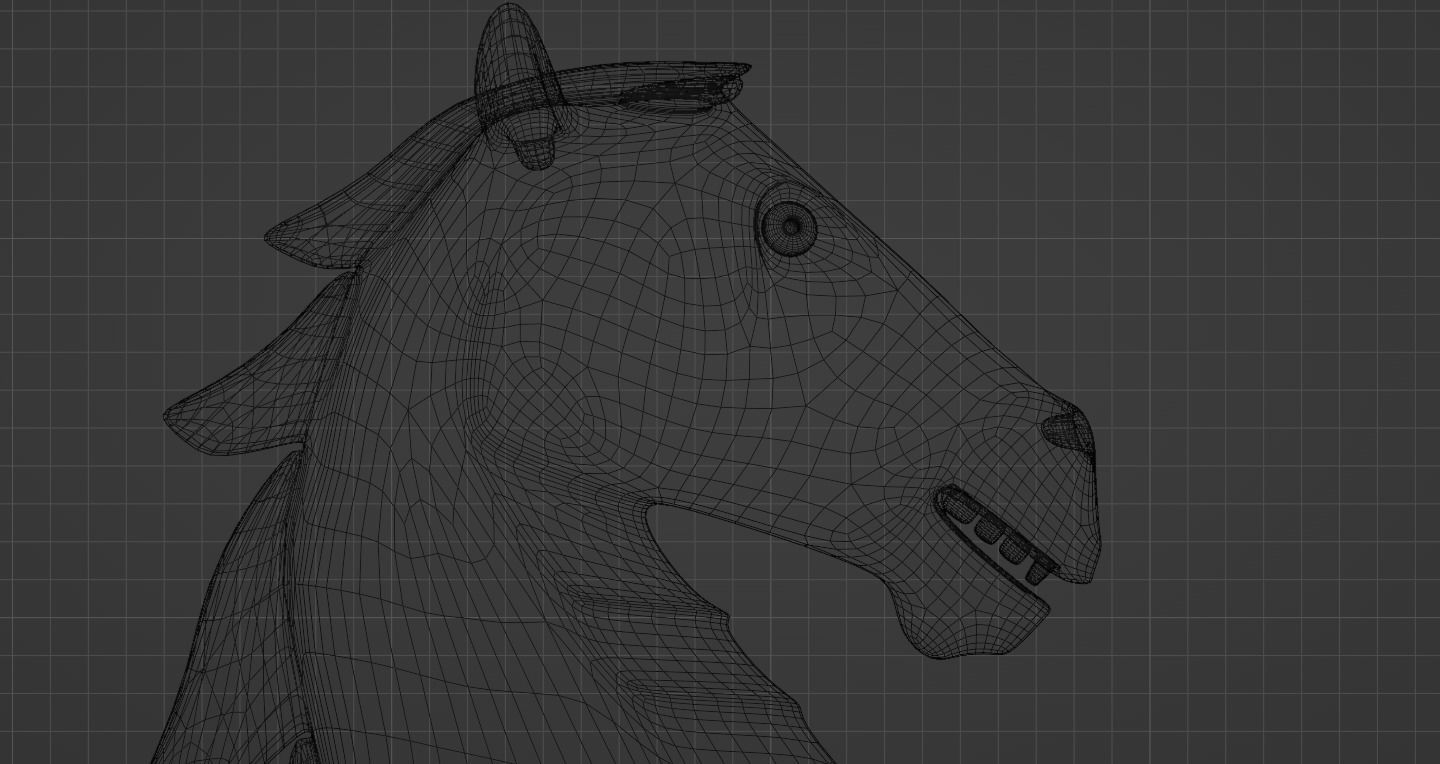 Wooden Chess Set  3D model_22