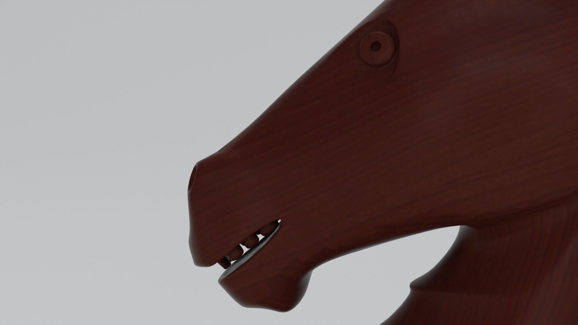 Wooden Chess Set  3D model_23