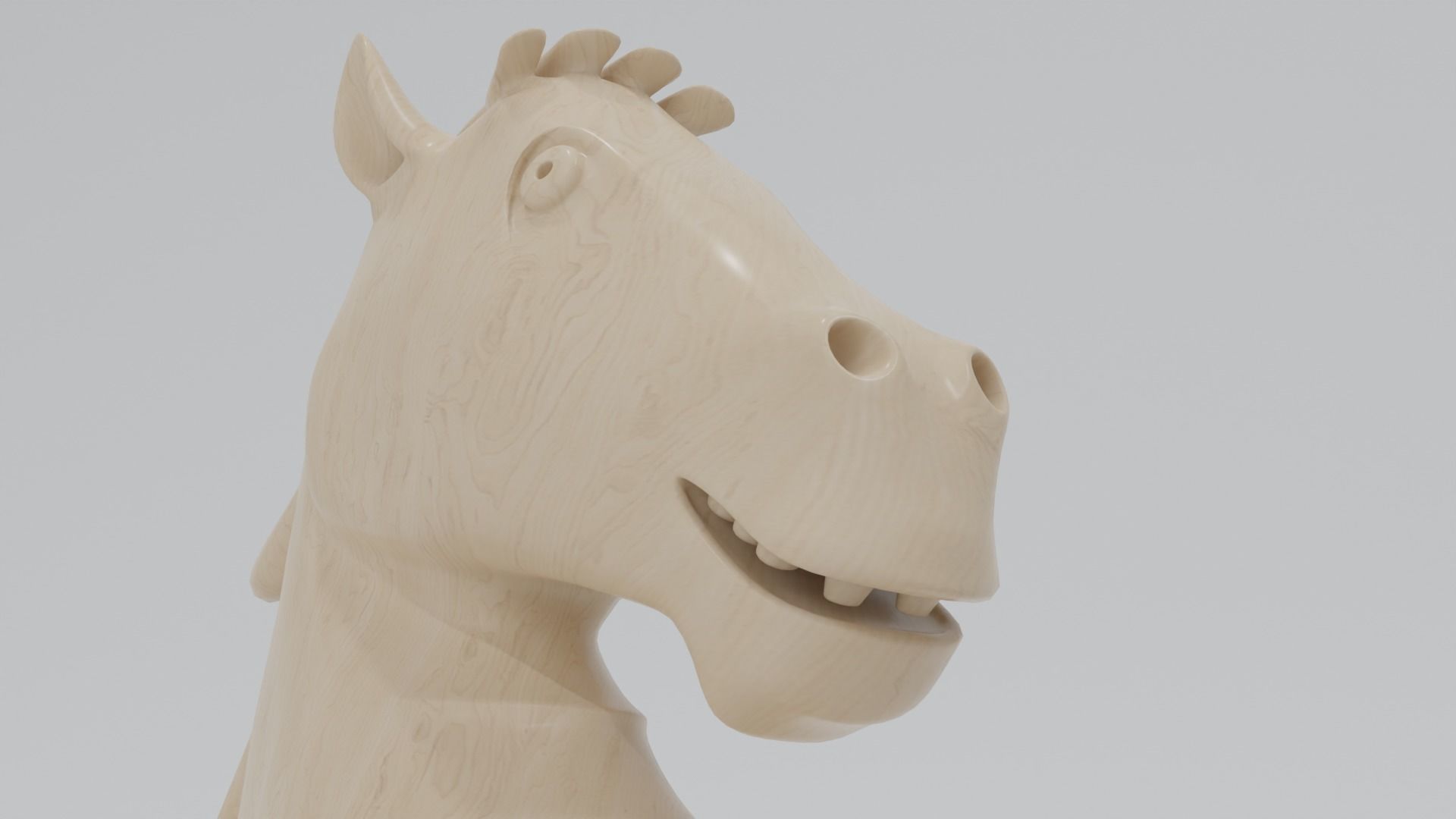 Wooden Chess Set  3D model_24