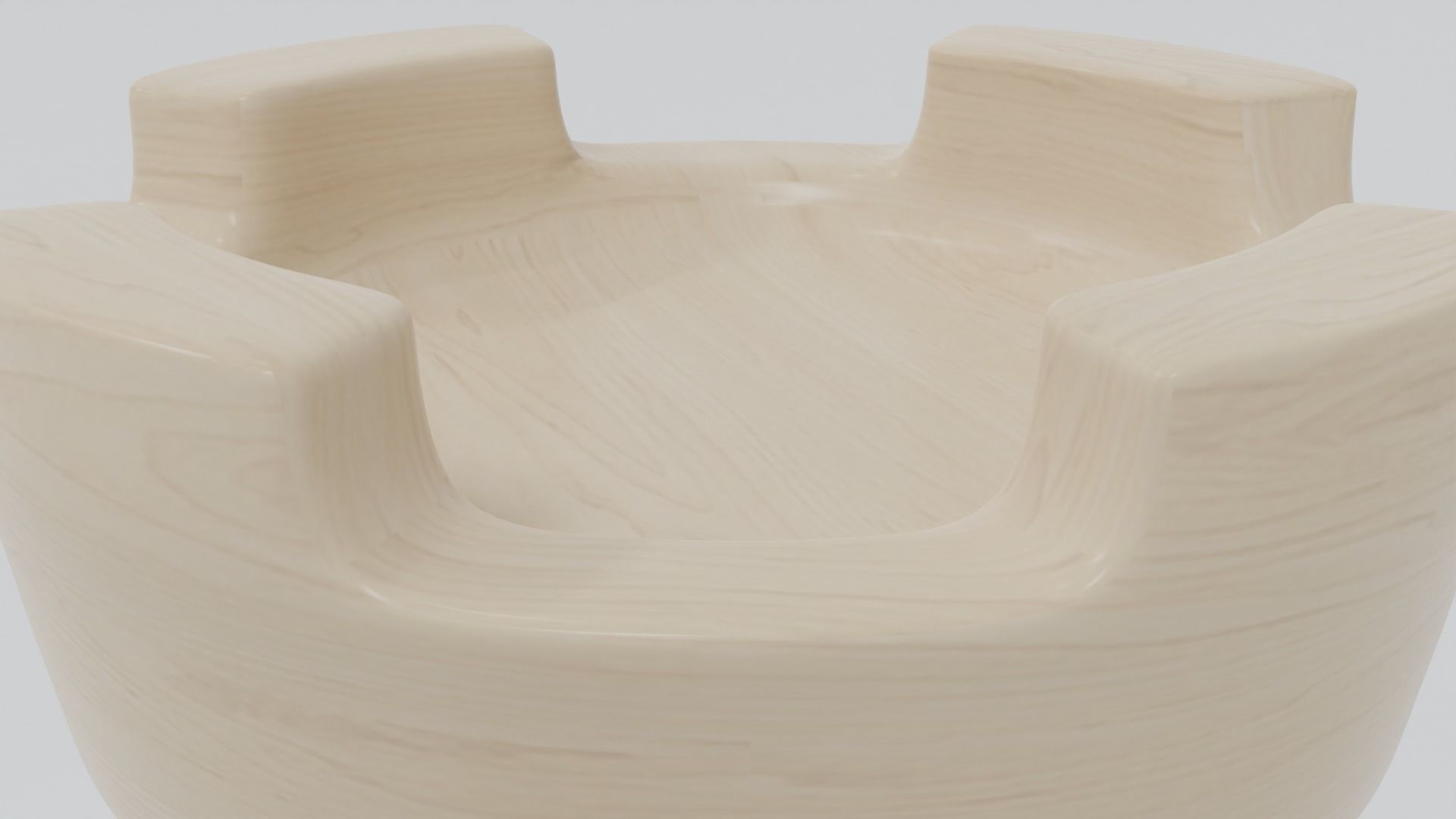 Wooden Chess Set  3D model_30