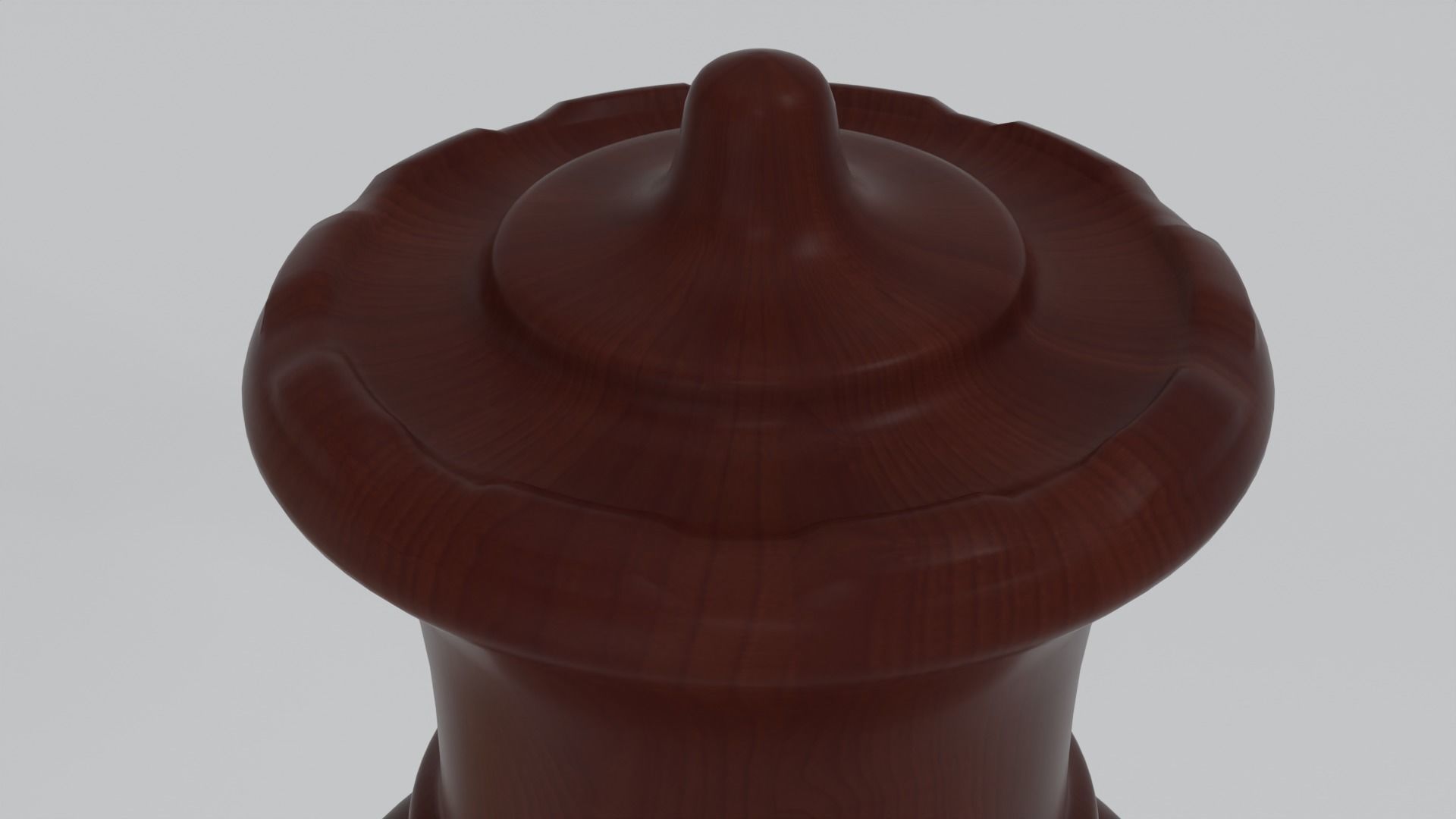 Wooden Chess Set  3D model_34