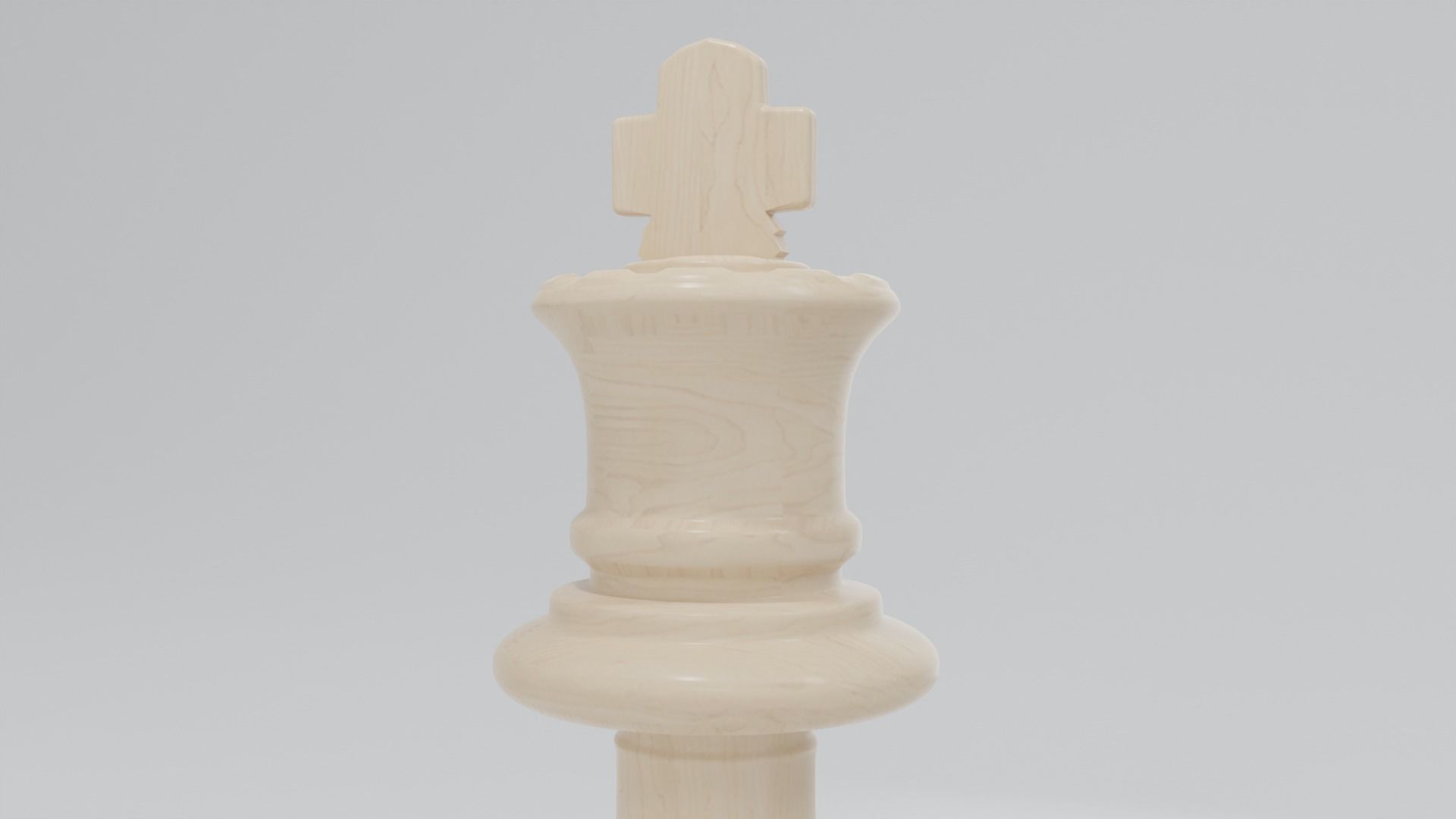 Wooden Chess Set  3D model_17
