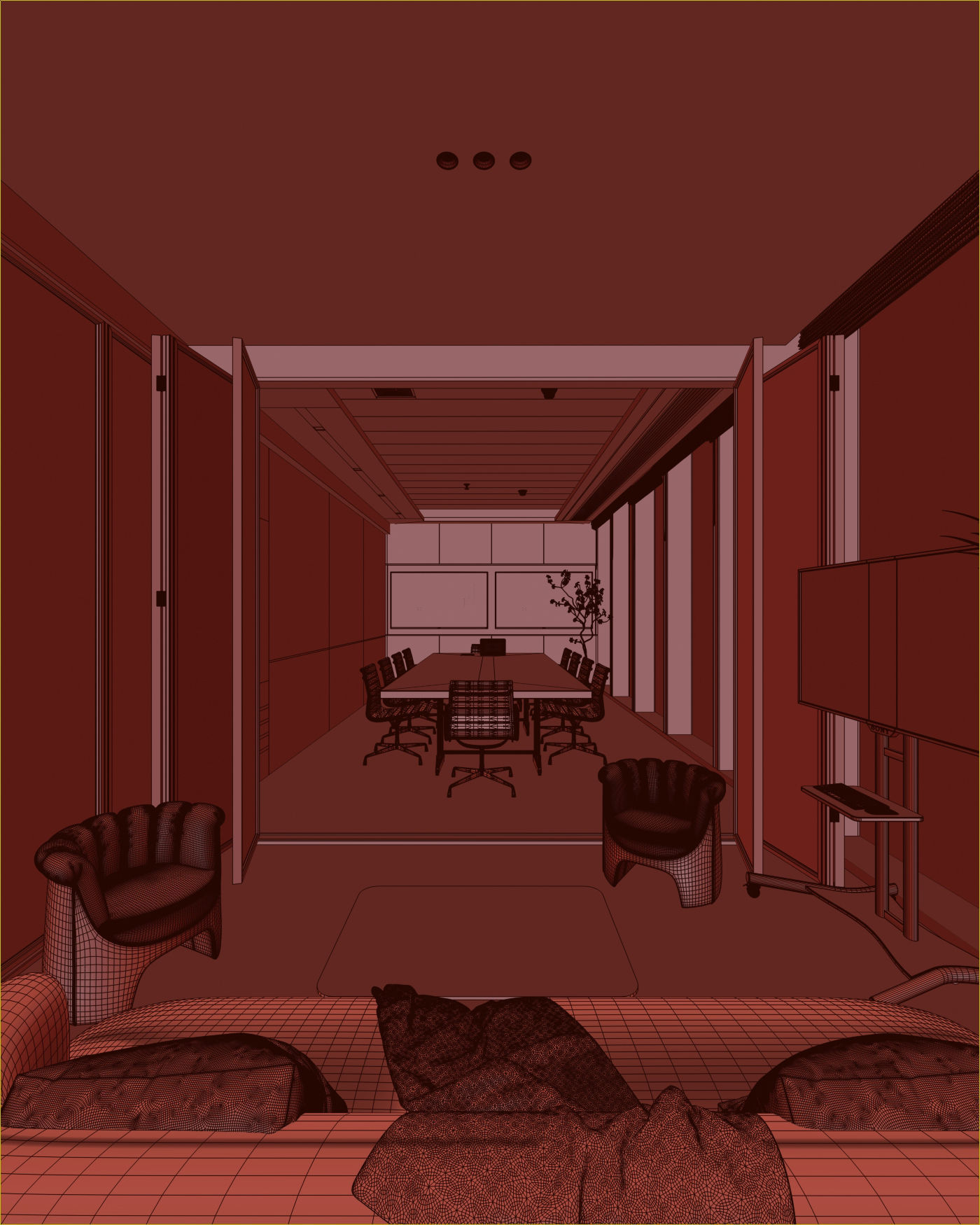 Meeting Room 3D model_3