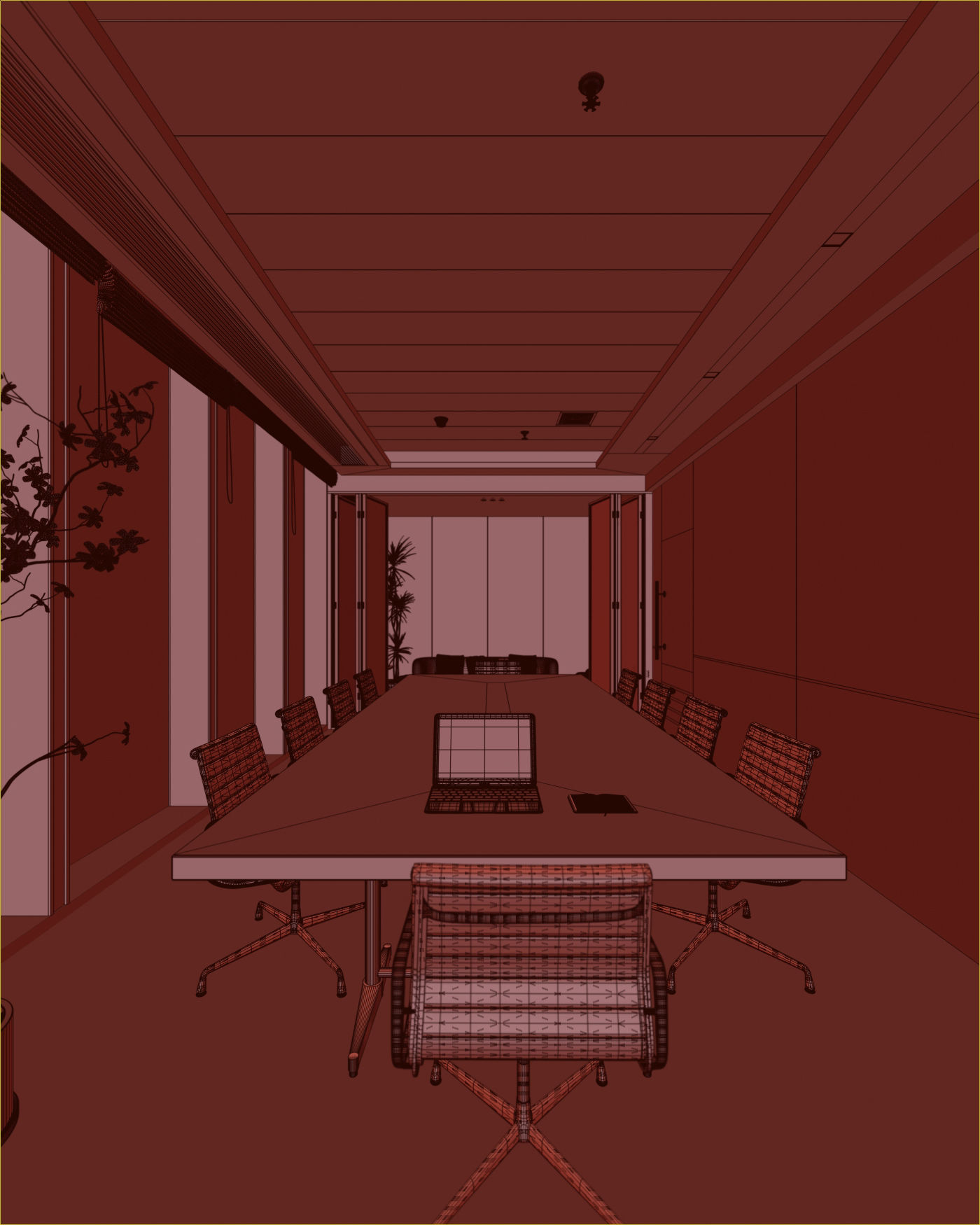 Meeting Room 3D model_2