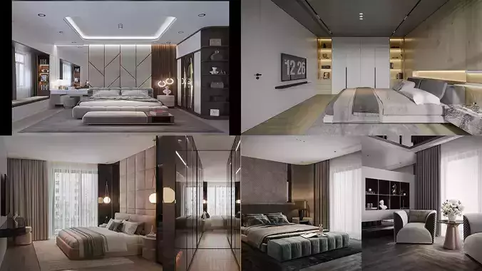 Bedroom Collection 1 - Titan6 - 3D model