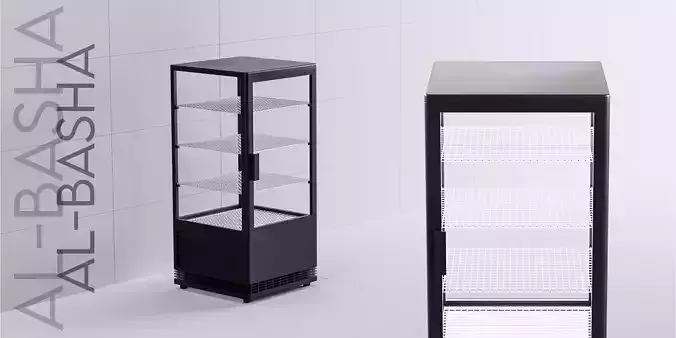 Industrial Display Fridge For Sandwiches And Cookies