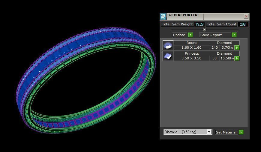 Bracelet 3D print model_5