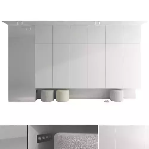 Hallway set 10 3D model
