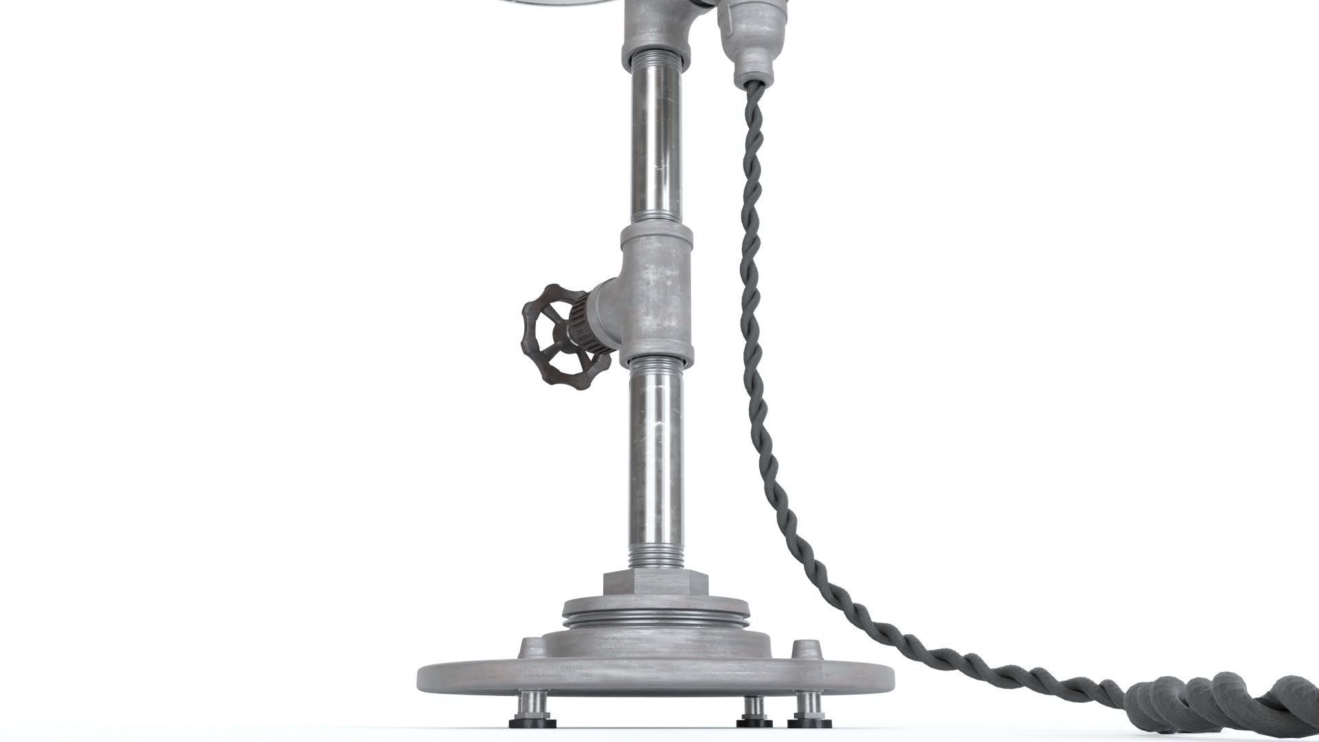 Industrial Tube Lamp 3D model_7