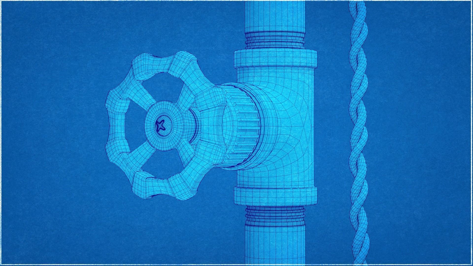 Industrial Tube Lamp 3D model_11
