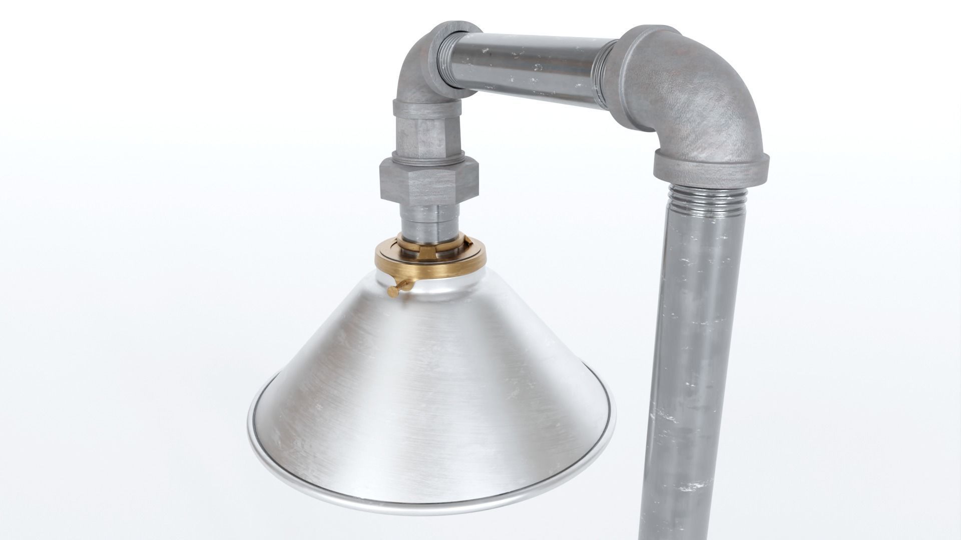 Industrial Tube Lamp 3D model_6