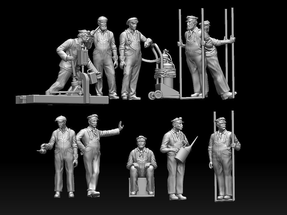 staff railroad 3D print model_12