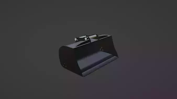 Excavator wide soil bucket