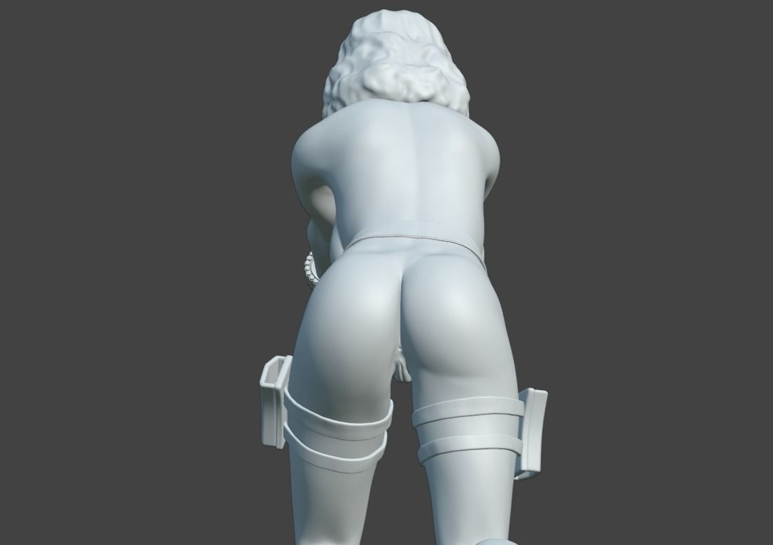Natasha Sexy Heroine - Fighting Crime 3D print model_8