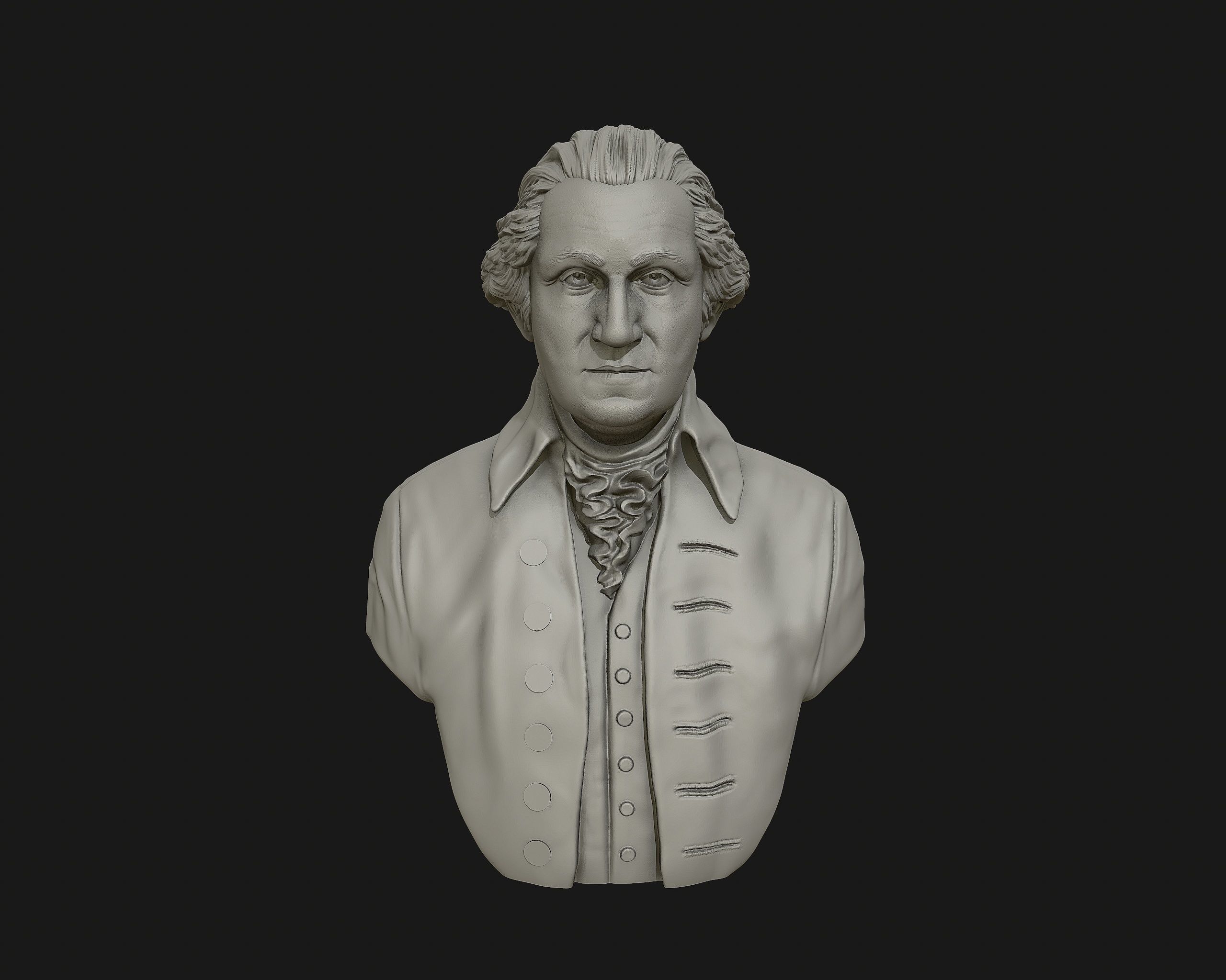 George Washington 3D Model 3D print model_6