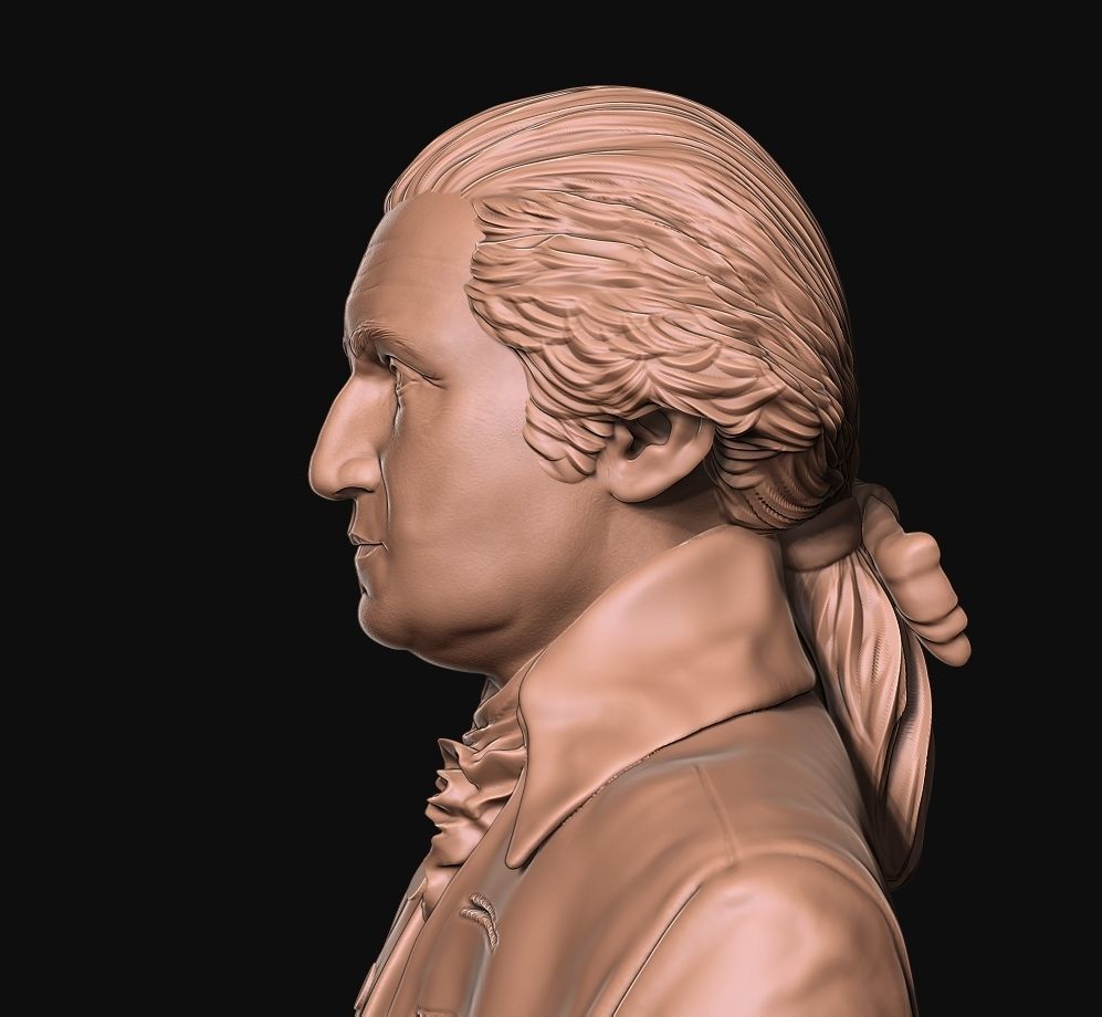 George Washington 3D Model 3D print model_3