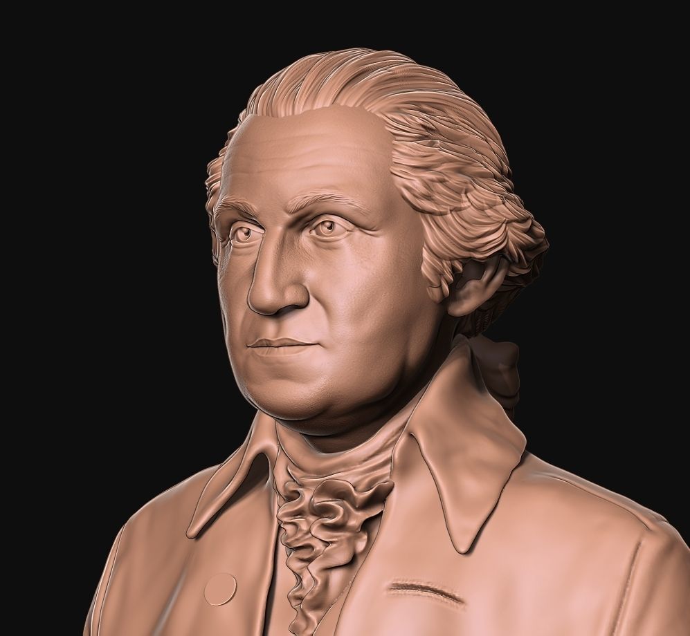 George Washington 3D Model 3D print model_4