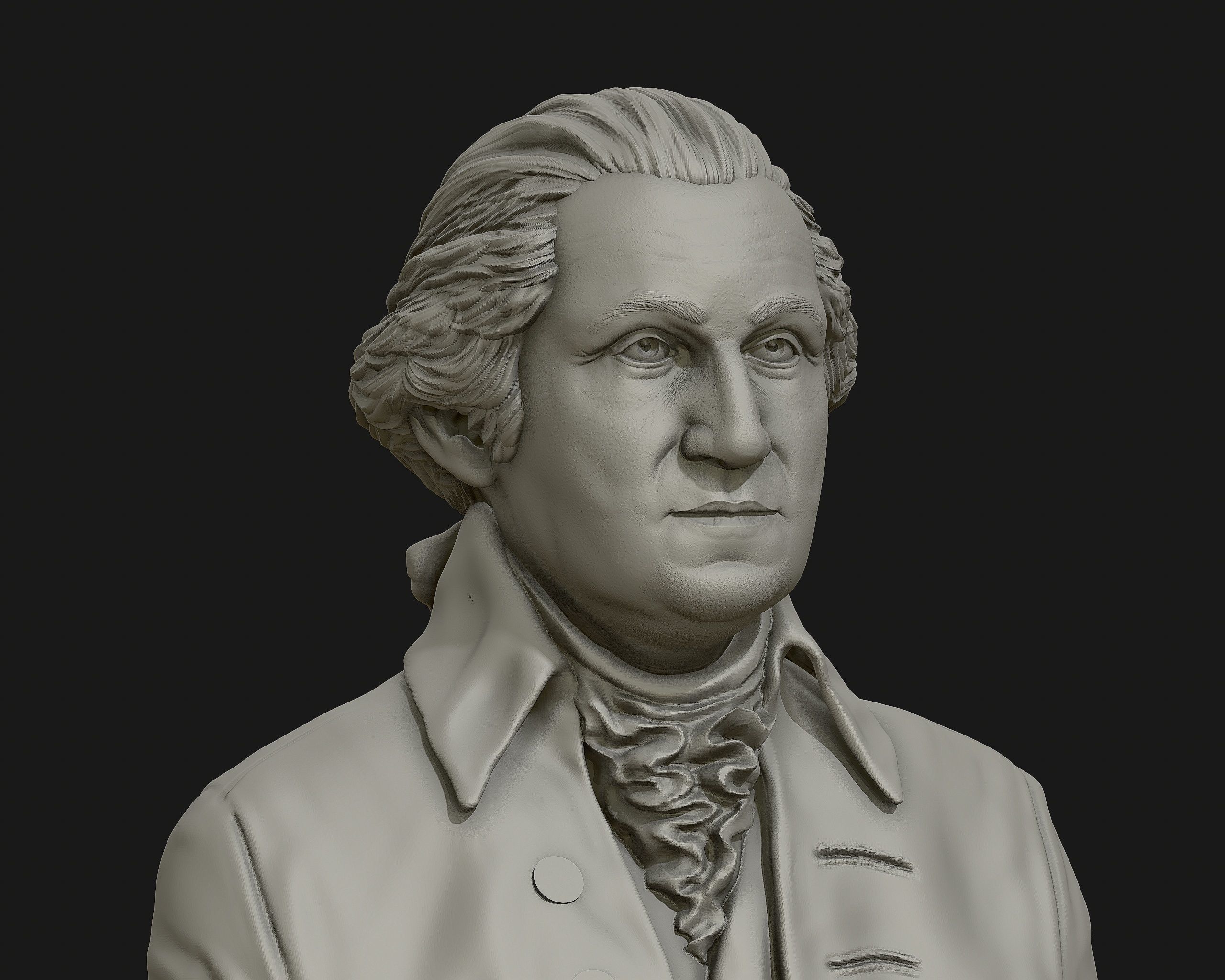 George Washington 3D Model 3D print model_19
