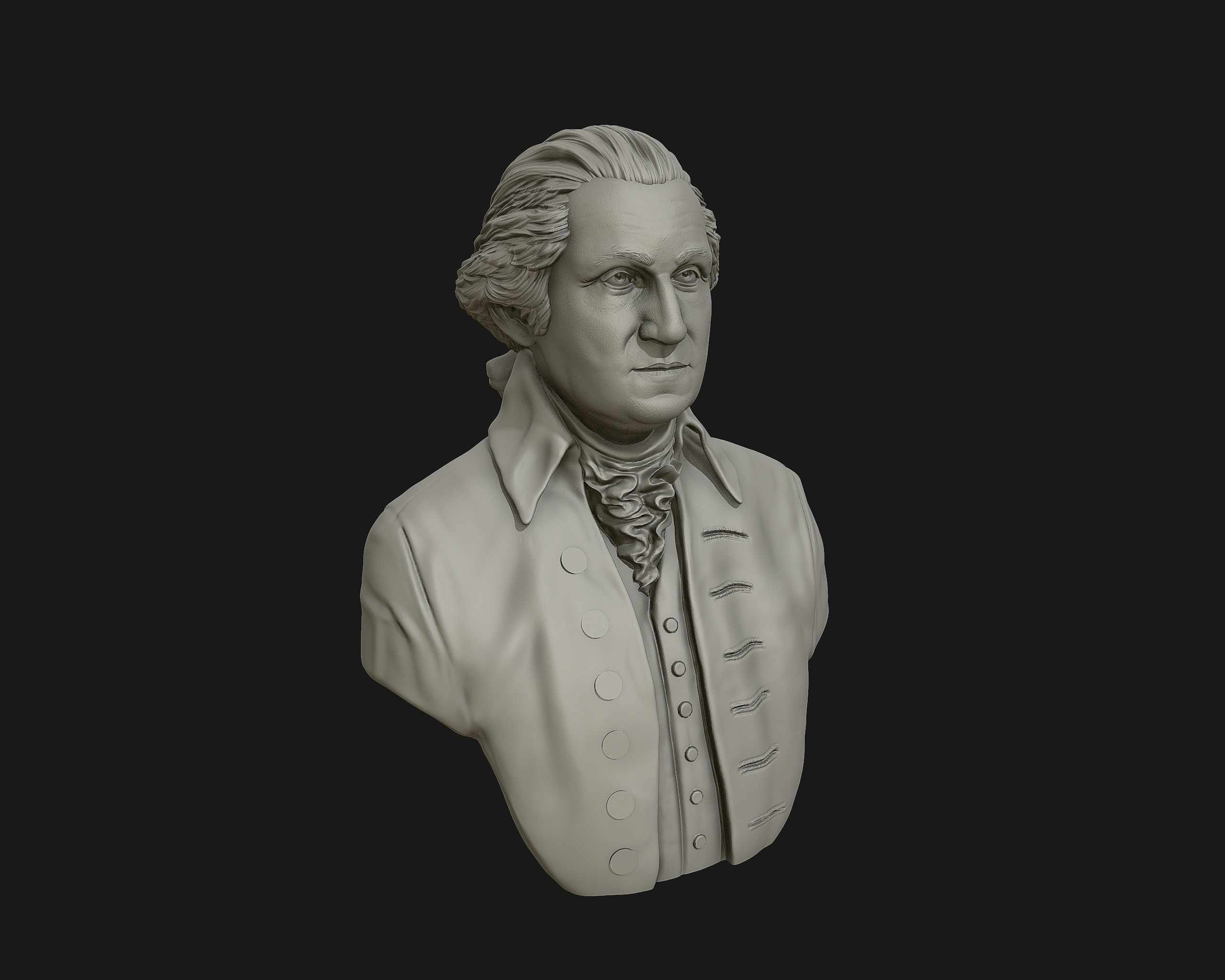 George Washington 3D Model 3D print model_7