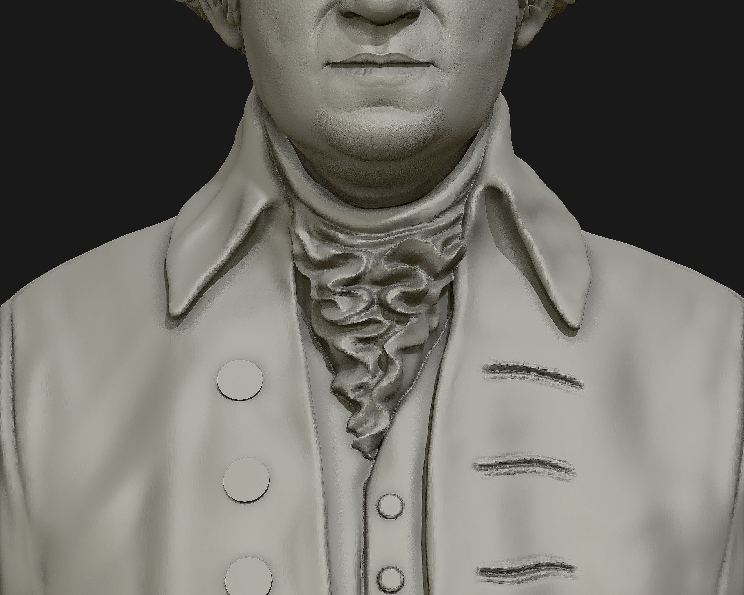 George Washington 3D Model 3D print model_23