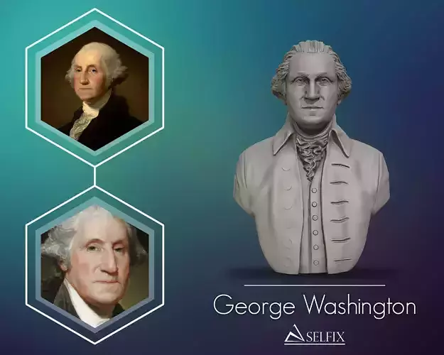 George Washington 3D Model 3D print model