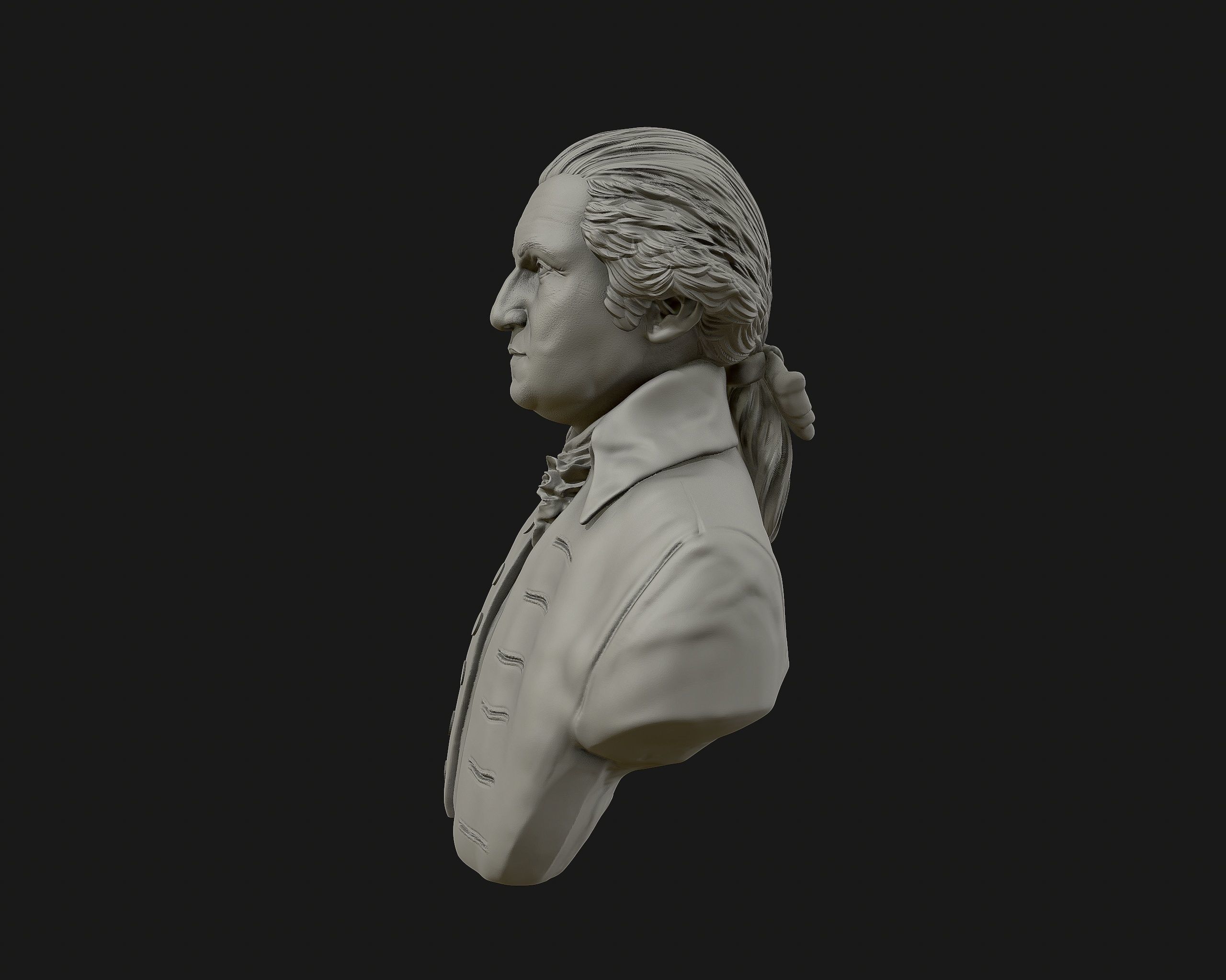 George Washington 3D Model 3D print model_15