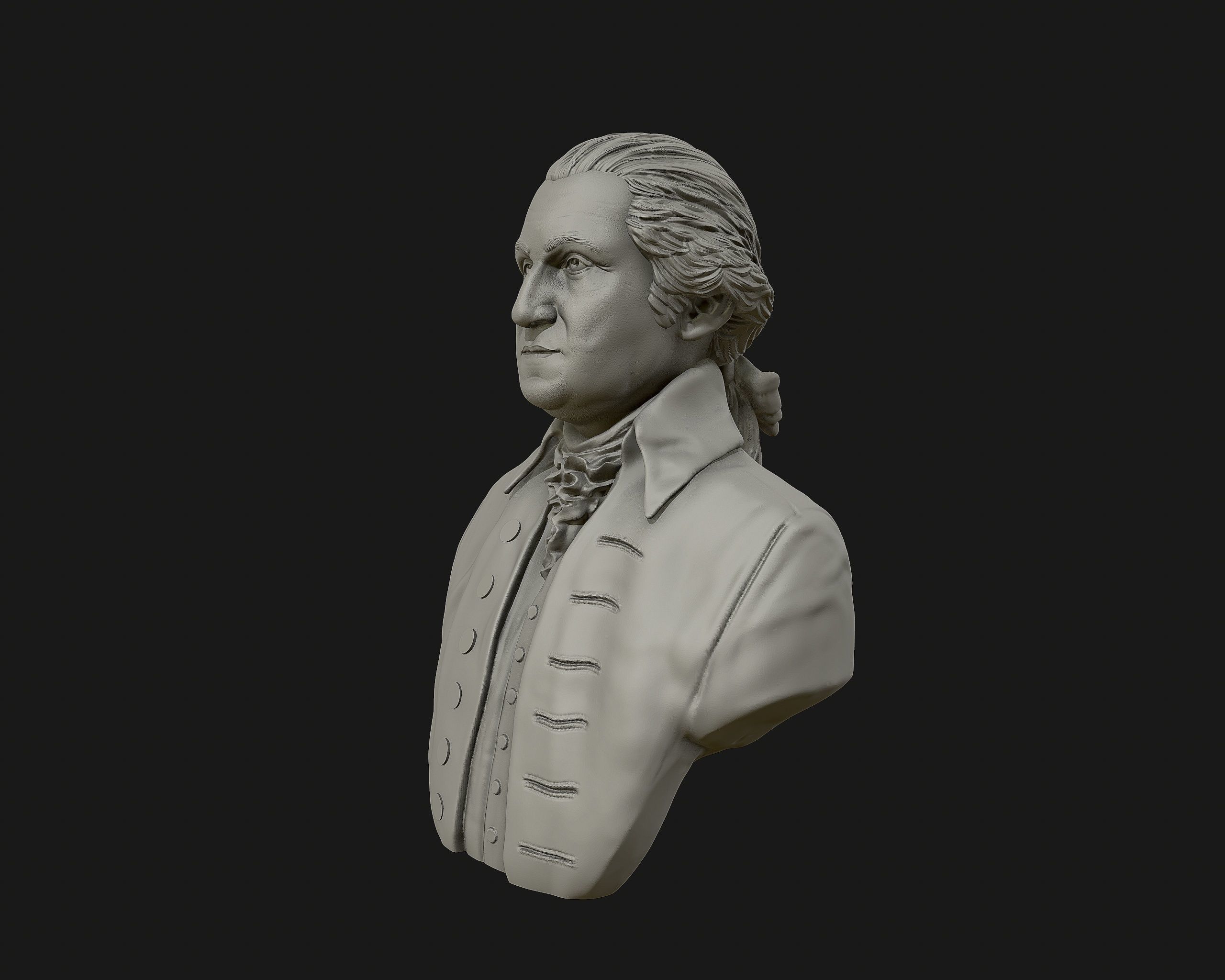 George Washington 3D Model 3D print model_16