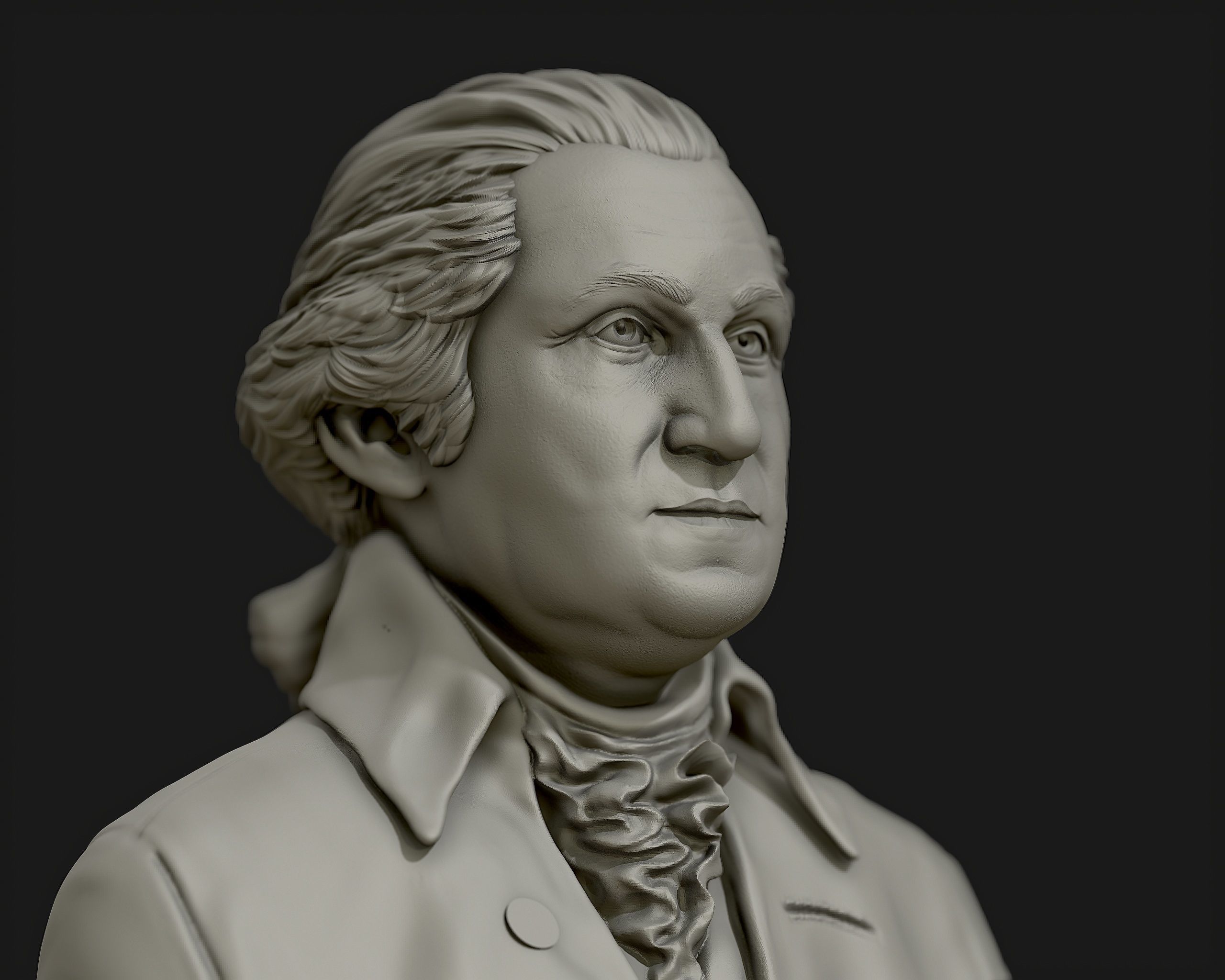 George Washington 3D Model 3D print model_25