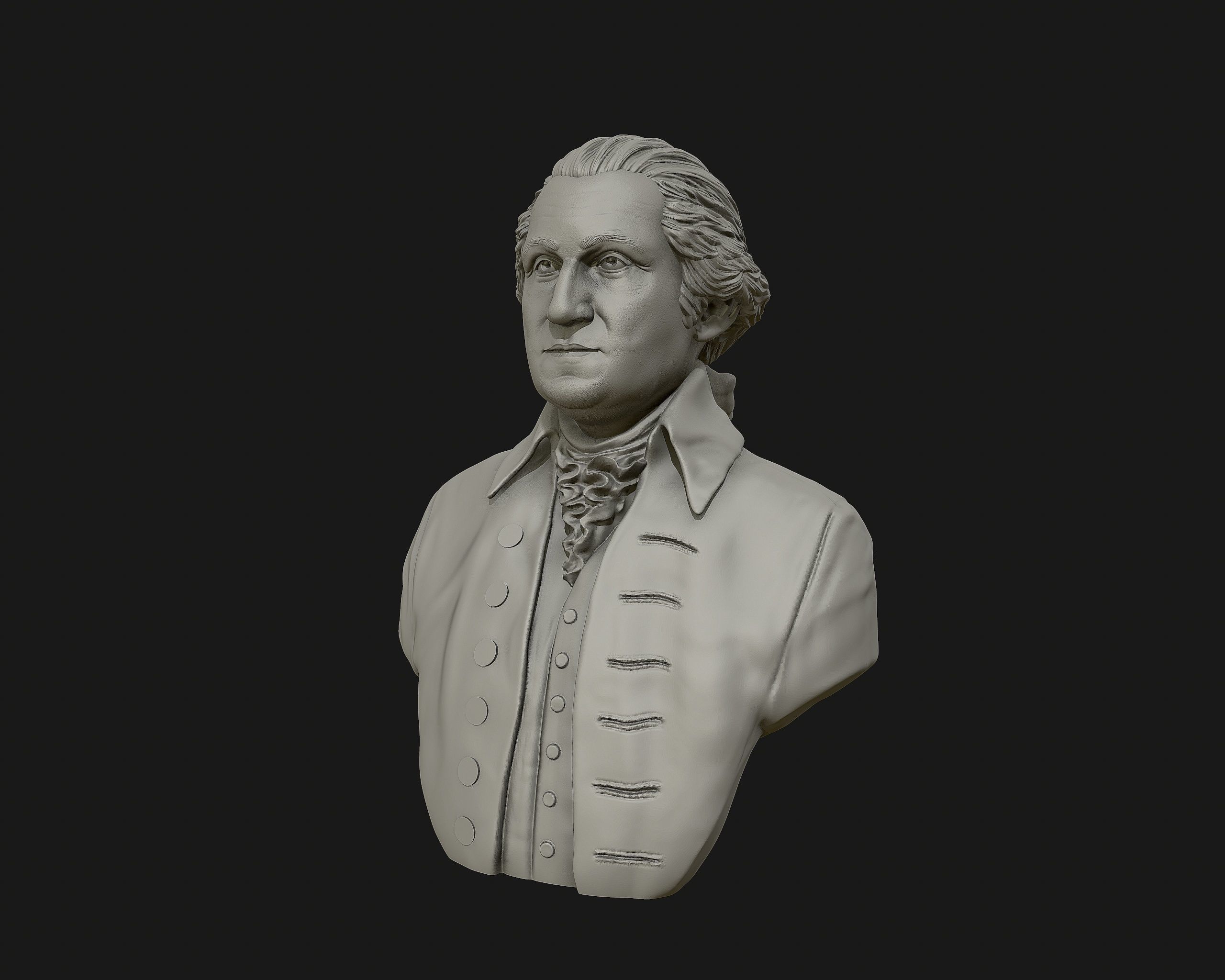George Washington 3D Model 3D print model_17