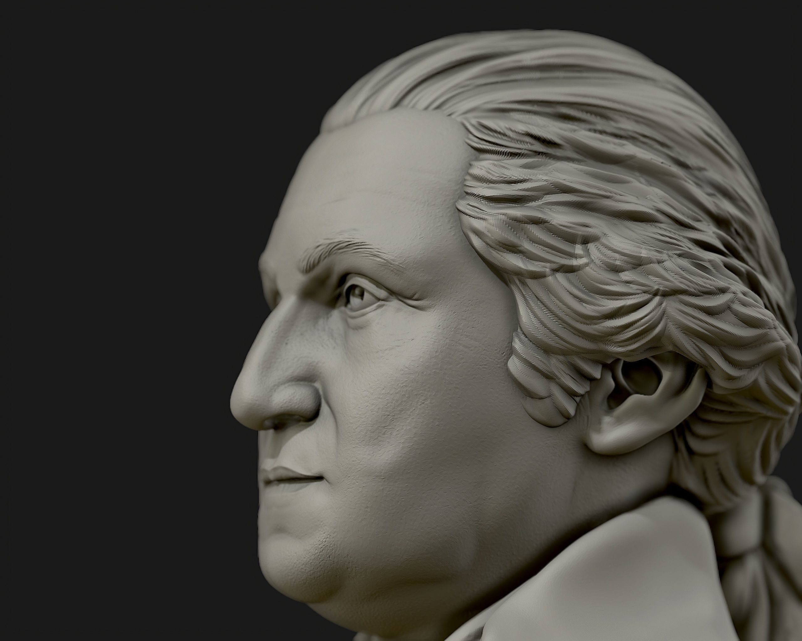 George Washington 3D Model 3D print model_26