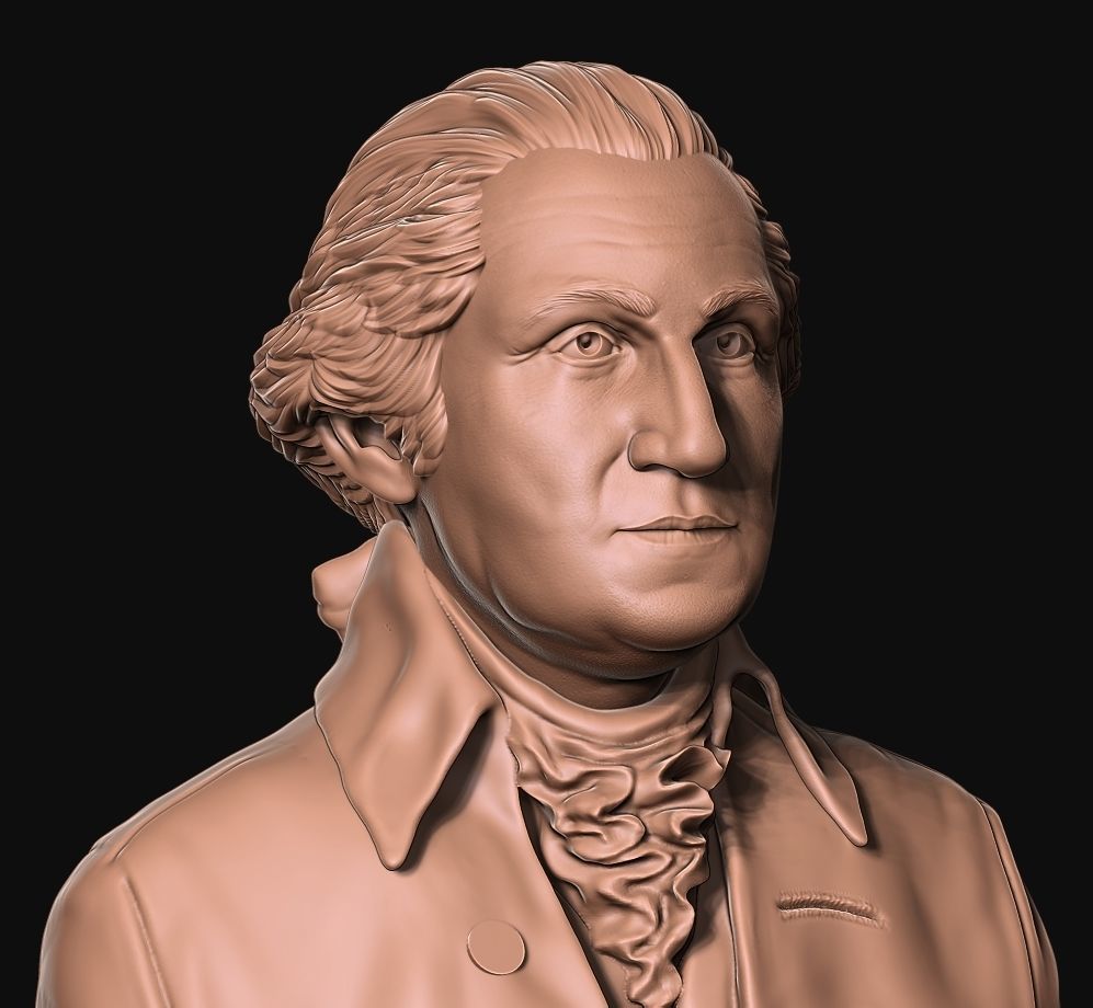 George Washington 3D Model 3D print model_5