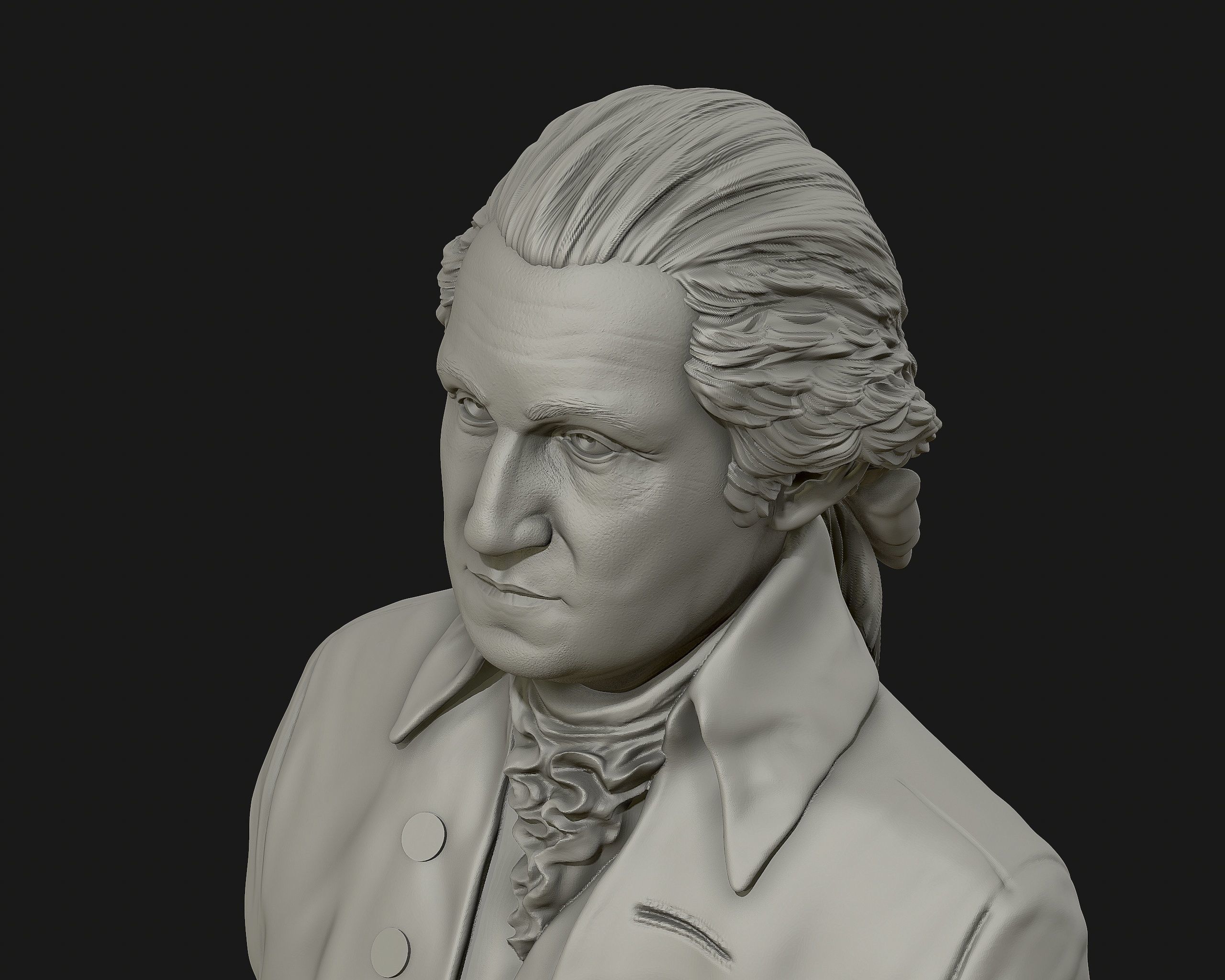 George Washington 3D Model 3D print model_21