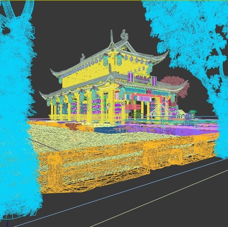 Ancient buildings 3D model_11