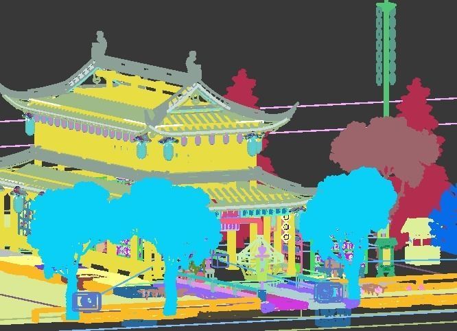 Ancient buildings 3D model_8