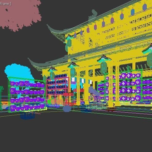 Ancient buildings 3D model_9