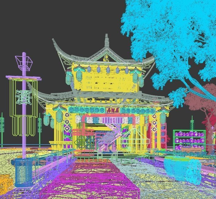 Ancient buildings 3D model_12