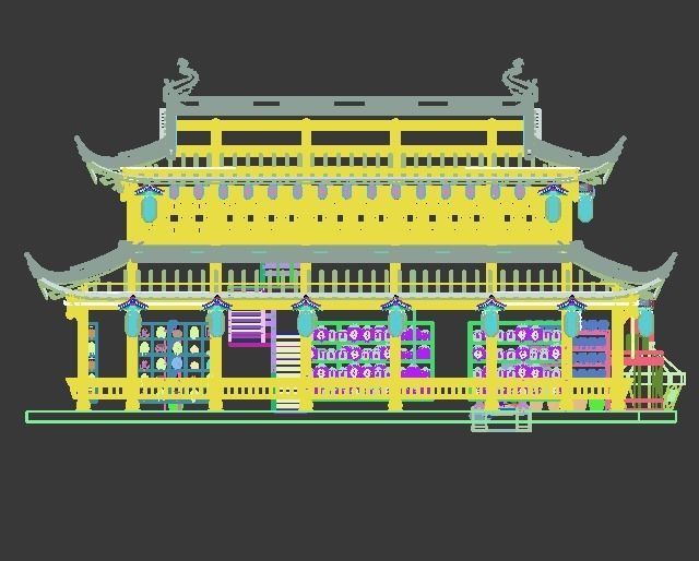 Ancient buildings 3D model_6