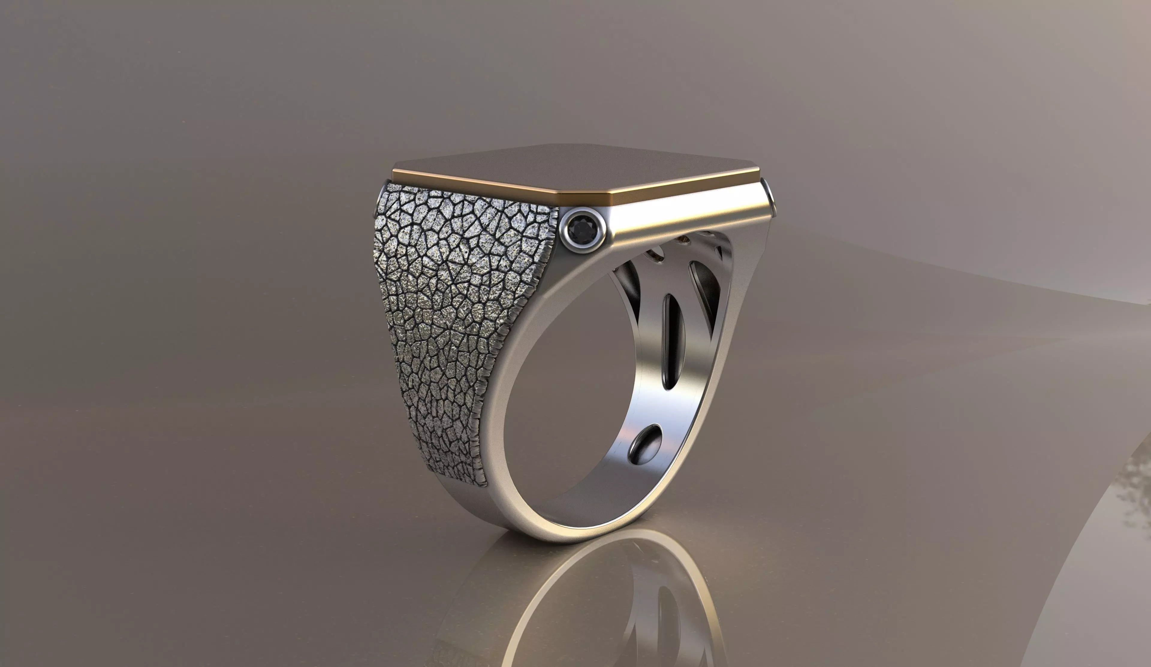 mimalist men ring Free 3D model