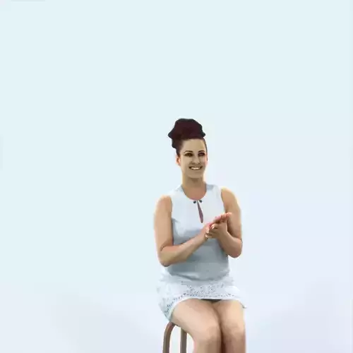 Yearn 20D Clapping Sitting Event Elegant Woman