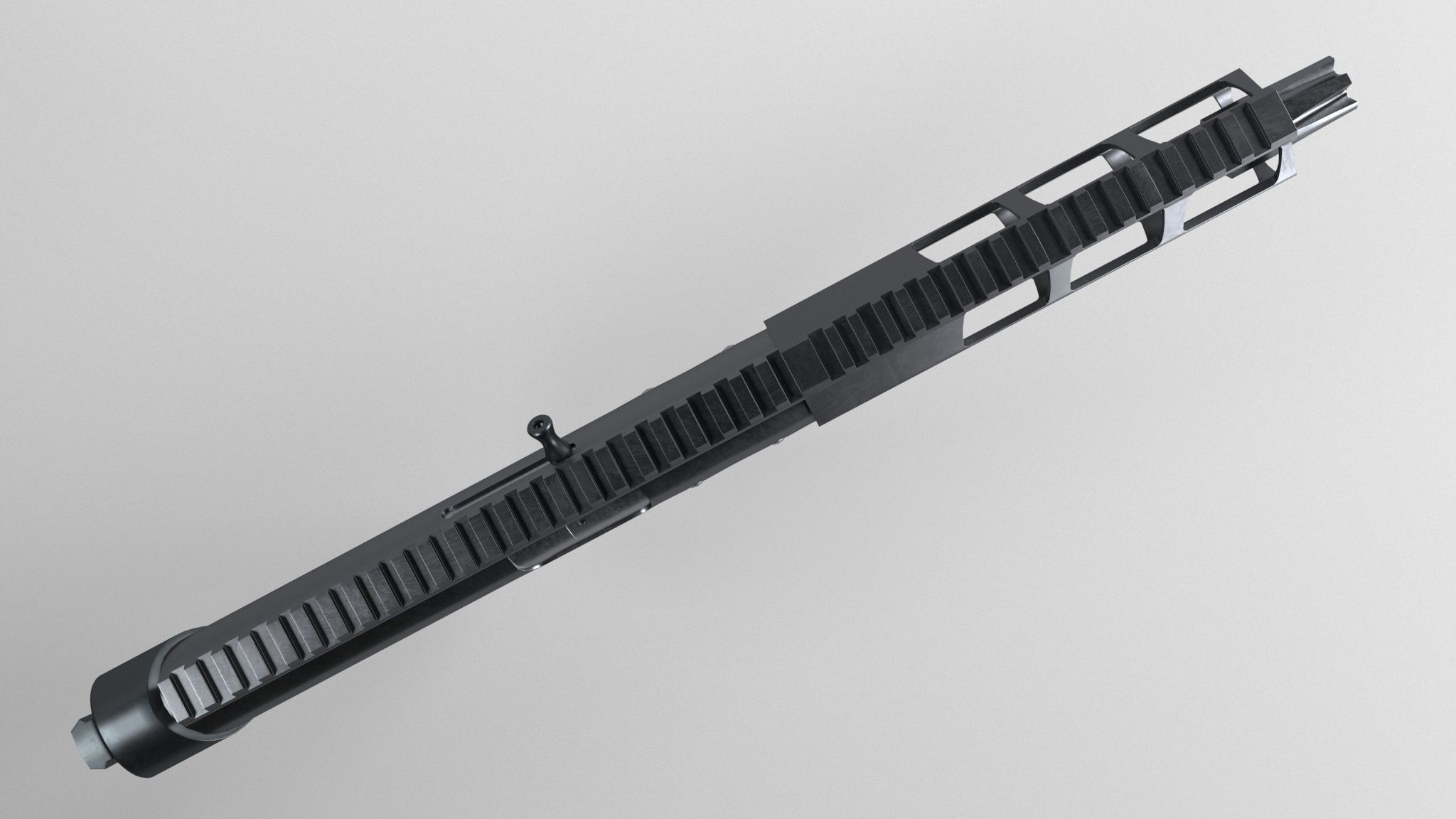 TEC-9 Low-poly 3D model_2