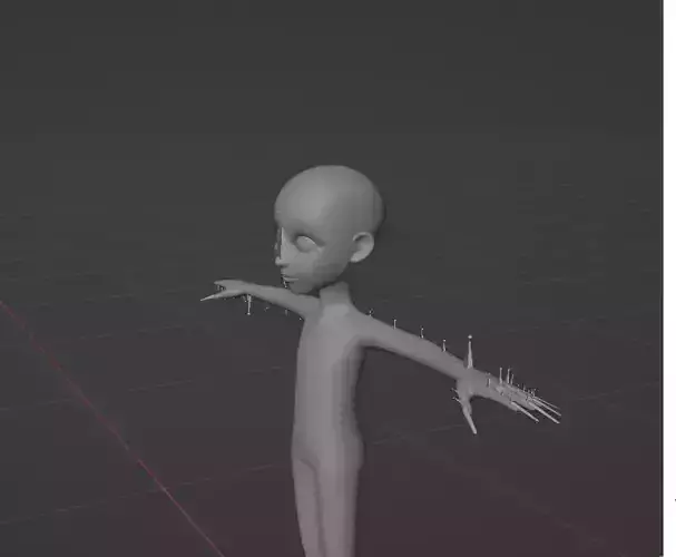 Zepeto nails 3D model