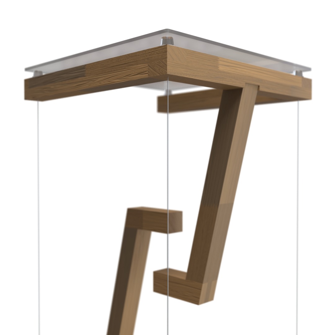 Designer Table 3D model_1
